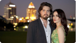 Tom and Maimee in South Africa - Copyright BBC Worldwide