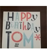 Tom's birthday message book (photo Cheryl Anderson)